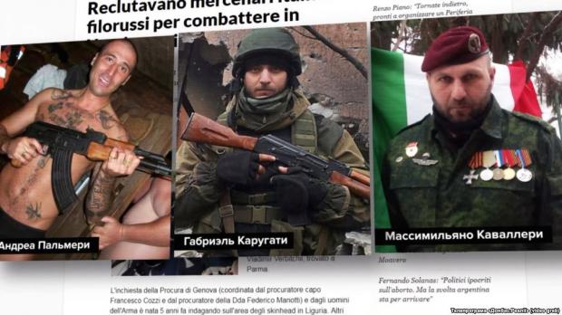 Італійські найманці на Донбасі. Фото:Радіо Свобода
