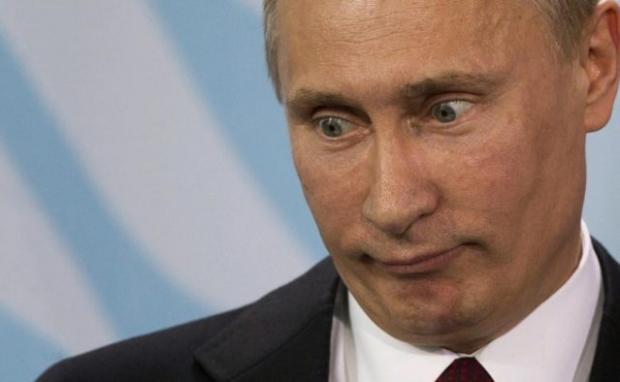 Все одно всі знають, що Путін - карлик. Фото: соцмережі.