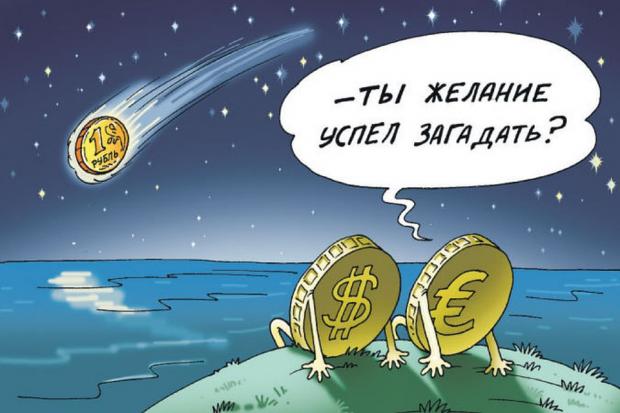 Рубль падає. Ілюстрація: соцмережі.