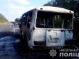 Згорів вщент: На Сумщині спалахнув автобус з двома десятками дітей (фото)