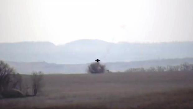 Техніку окупантів успішно знищують на Донбасі. Фото: скріншот з відео.