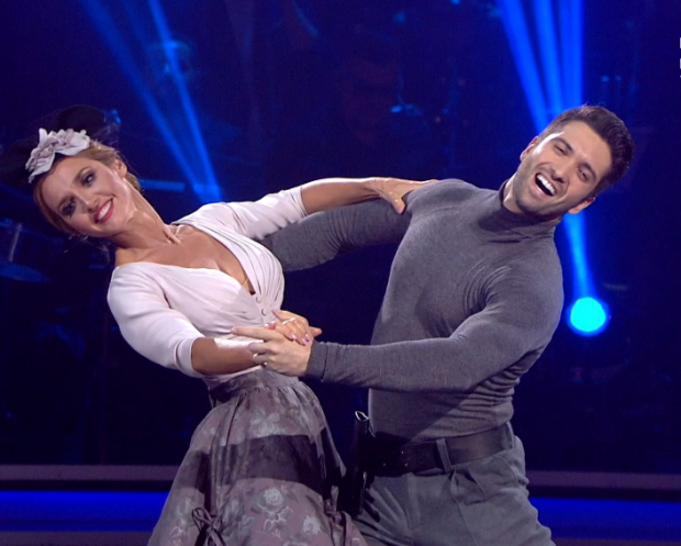 Оксана Марченко у шоу "Танці з зірками". Фото:Канал 1+1