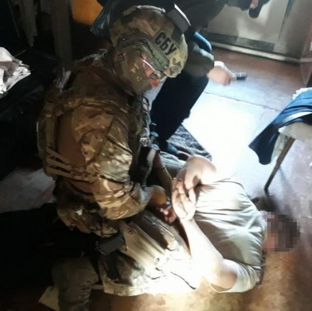 Бойовика "ДНР" схопили у Дружківці. Фото: прес-служба СБУ.