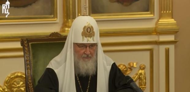 У Кирила наважилися на розрив зі Вселенським патріархатом. Фото: скріншот з відео.