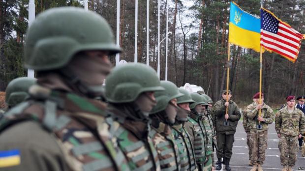 Вояки України і США на полігоні. Фото: Радіо Свобода.