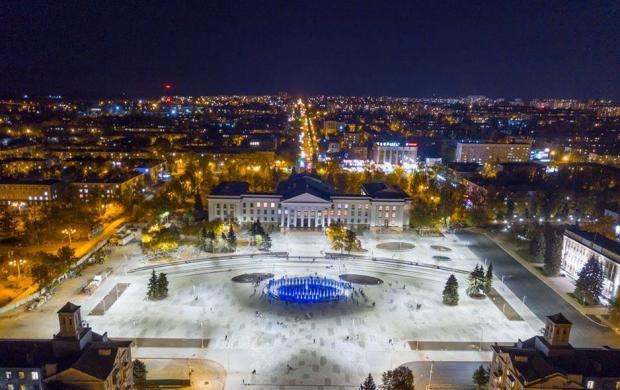 Відремонтована площа в Краматорську