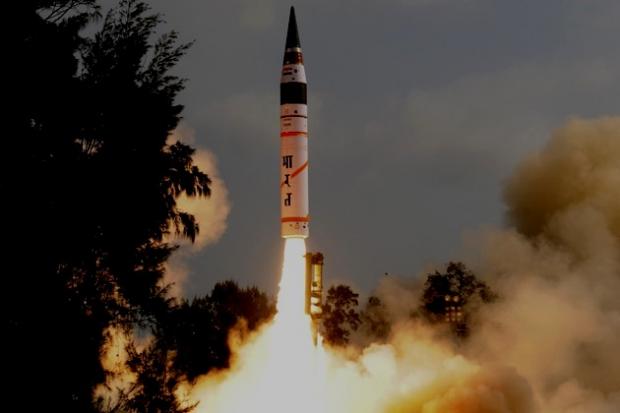В Індії провели успішне випробування балістичної ракети. Фото: The Newsroom.