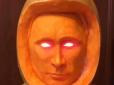 Ніби з пекла виліз:  Гарбуз з обличчям Путіна перелякав мережу (фото)