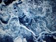 Зимова казка з України: NASA опублікувало чарівну світлину засніженого Дніпра (фотофакти)
