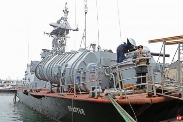 Катер "Прилуки", на якому після анексії Криму залишилися жити моряки, вірні Україні