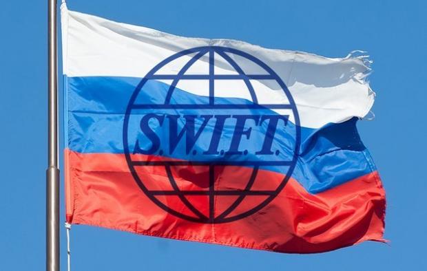 Російські банки можуть відключити від SWIFT. Ілюстрація: соцмережі.