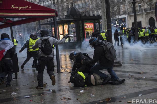 Протести "жовтих жилетів" у Франції. Фото: ЕРА.