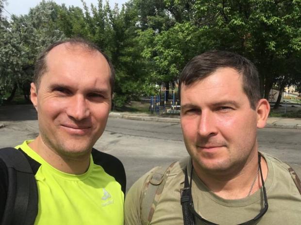 Юрій Бутусов і Денис Лошкарьов (справа). Фото: Фейсбук.