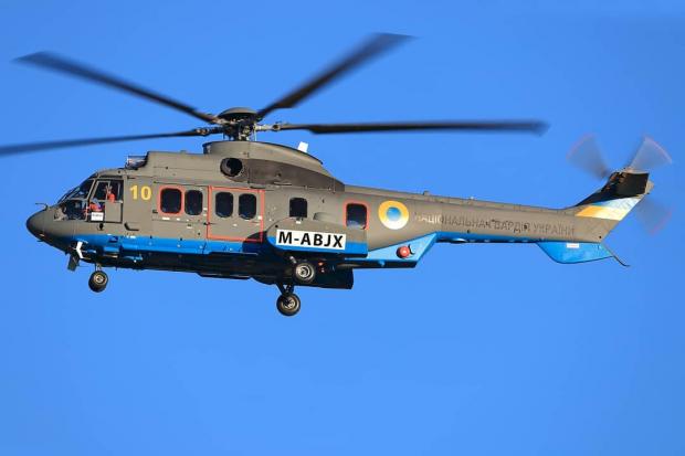 Гелікоптер Airbus Національної Гвардії України. Фото: facebook.