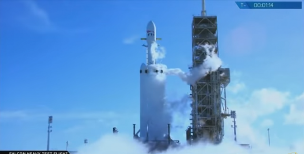 На мисі Канаверал відбувся запуск ракети Falcon 9. Фото: скріншот з відео.