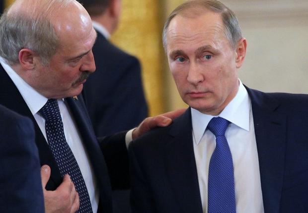 Олександр Лукашенко і Володимир Путін. Фото: ТАСС.