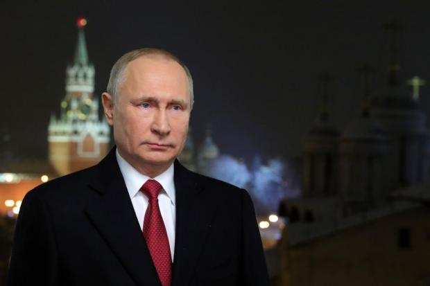 Путіну було невесело. Фото: скріншот з відео.