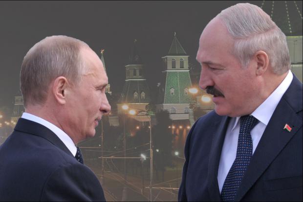 Путін і Лукашенко. Ілюстрація: соцмережі.