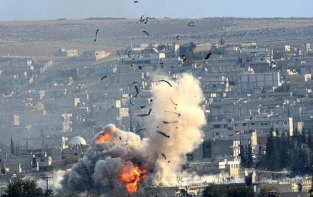 Бомбардування Сирії. Фото: Рейтерс.