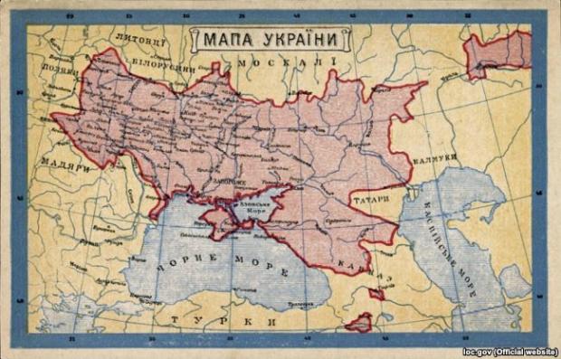 Карти України з Кубанню