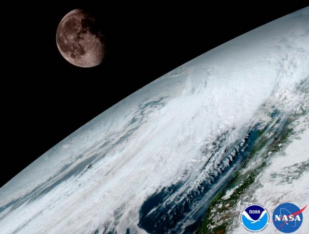 Земля, Місяць: фото NASA