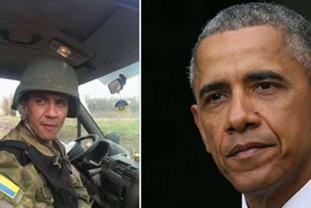 Олександр Жамойдо дуже схожий на Обаму. Фото: соцмережі.