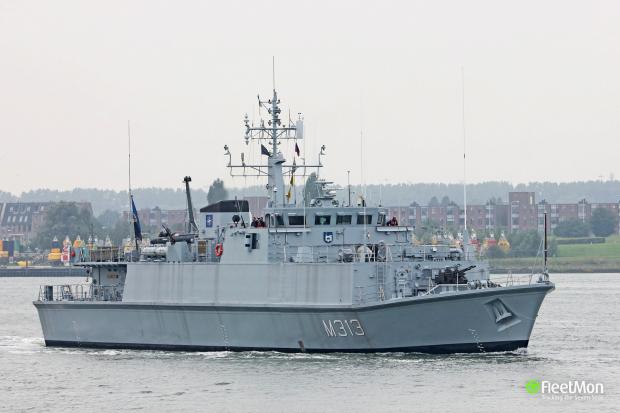 Мінний тральщик EML Admiral Cowan (M313) ВМС Естонії Фото: FleetMoon
