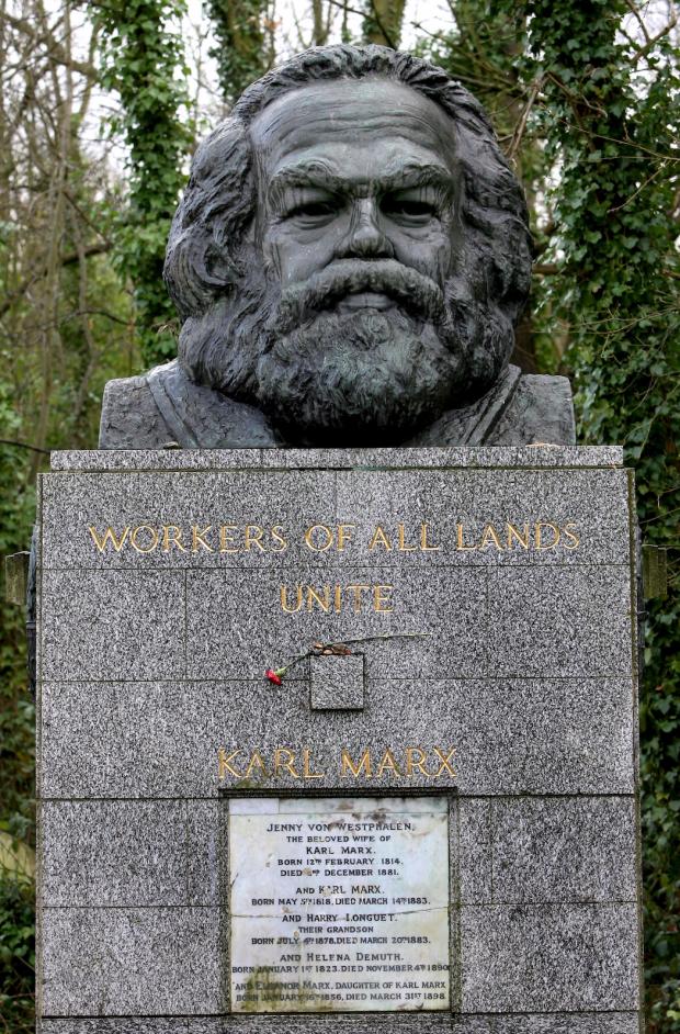Могила Карла Маркса у Лондоні. Фото: ВВС.