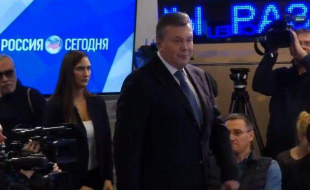 Прес-конференція Януковича. Фото: скріншот з відео.
