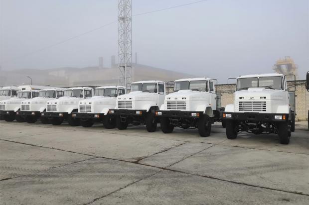 Вантажівки КрАЗ для ООН. Фото: autokraz.com.ua