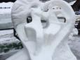 На Прикарпатті відбувся фестиваль снігових скульптур (відео)