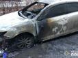 На Донеччині спалили автомобіль секретаря міськради (фото)