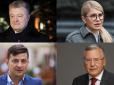 За все гарне, проти всього поганого: Найгучніші заяви Гриценка, Тимошенко, Порошенка та Зеленського у президентських перегонах