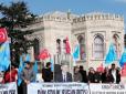 Люди вийшли під кримськотатарськими, українськими та турецькими прапорами: У Стамбулі вимагали Путіна забратися з Криму, а світ 