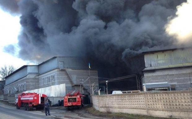 Пожежа в селі під Дніпром. Фото: "Мост Днепр".
