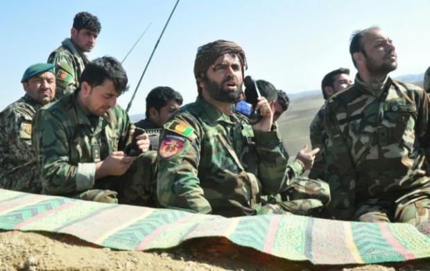 Афганські військові. Фото: Твіттер.
