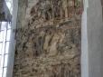 На Закарпатті під штукатуркою храму виявили унікальну фреску (фото)