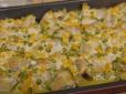 Рецепт картоплі, запеченої в духовці з м'ясом та овочами: 