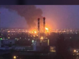 Потужна пожежа на нафтобазі у російському Бєлгороді триває: Окупанти заявляють, що її спричинили українські вертольоти
