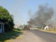 Перевозило боєкомплект: На Полтавщині загорілося військове авто (фото)