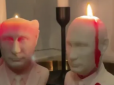 Путіна тепер можна спалити: В Україні почали продавати символічні свічки (відео)