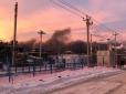 На Росії масштабна пожежа сховища з каучуком
