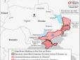 Росіяни атакують у Донецькій області, ЗСУ потужно вдарили по тилах окупантів на сході та півдні, - аналіз ISW