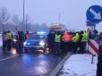 У відповідь на блокаду кордону: Українські водії перекрили дороги в польських містах (відео)
