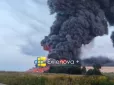Піднявся чорний дим: У Тульській області РФ після атаки дронів спалахнув логістичний центр Wildberries (фото, відео)