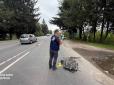 На Львівщині п'яний поліцейський за кермом BMW насмерть збив велосипедиста