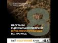 ​Програми матеріальної підтримки військовослужбовців від громад.
