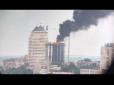 Пожежа в центрі Дніпра: Філатов закликав населення «перестать истерить в соцсетях» (відео)