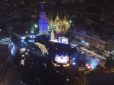 ​З висоти пташиного польоту: Як столиця відзначала Новий рік України(відео)
