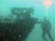 Відлуння війни: На Одещині дайвери знайшли затонуле судно часів II Світової
